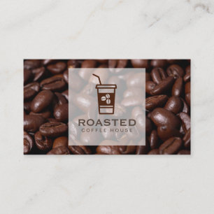 Coffee Beans Coffee Drink Business Card