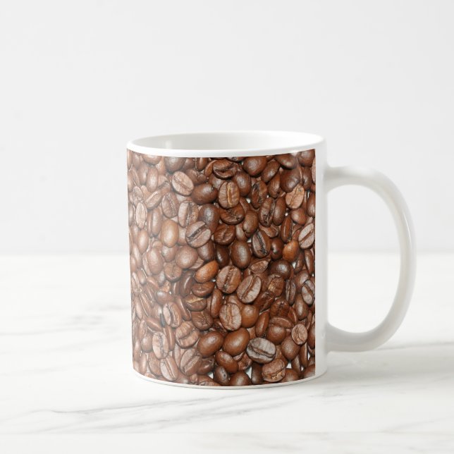 Coffee Beans Coffee Mug (Right)