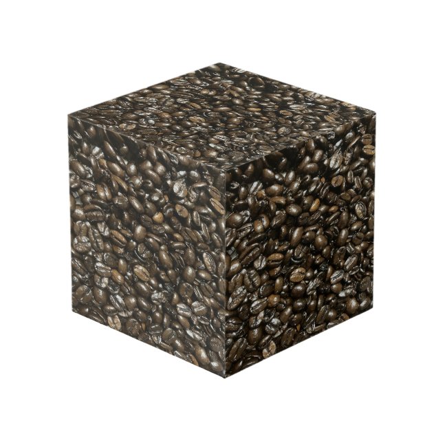 Coffee Beans Cube (Front Angled)