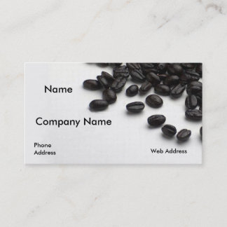 Coffee Beans Custom business cards