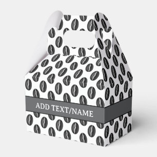 Coffee Beans Custom Name Favour Box