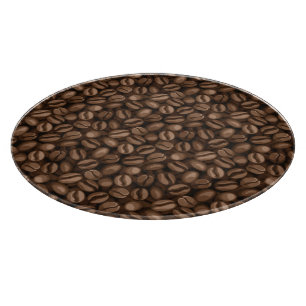 Coffee beans cutting board