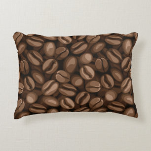 Coffee beans decorative cushion