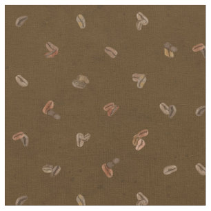 Coffee Beans diamond pattern Texture Deja Brew Fabric