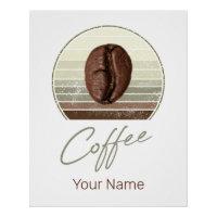 Coffee Beans For Espresso And Retro Barista