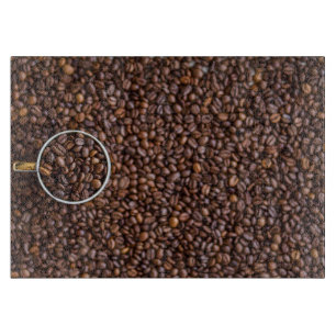 Coffee Beans Graphic Cutting Board