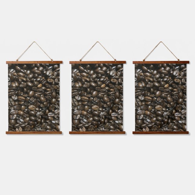 Coffee Beans Hanging Tapestry (Triple)