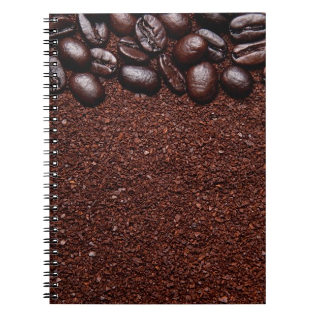 Coffee Beans - Java Bean Customised Templates Notebook (Front)