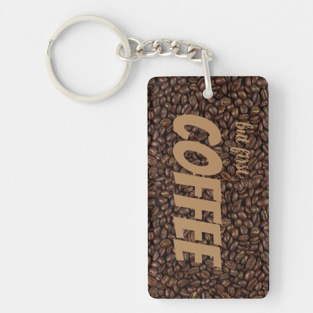 Coffee Beans Key Ring (Front)