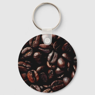 Coffee beans key ring
