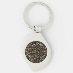 Coffee Beans Key Ring