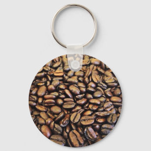 coffee beans key ring