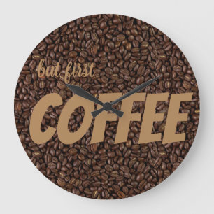 Coffee Beans Large Clock