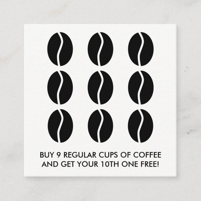 coffee beans loyalty (Front)