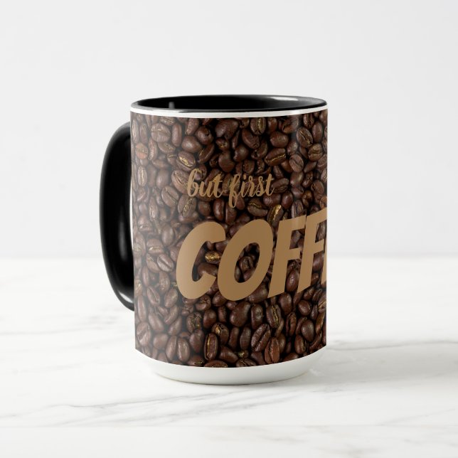Coffee Beans Mug (Front Left)