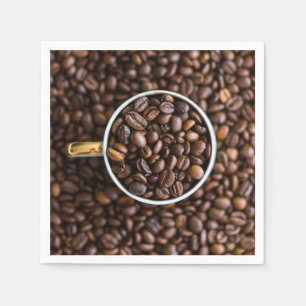 Coffee Beans paper napkins