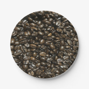 Coffee Beans Paper Plate