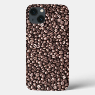 Coffee Beans Pattern iPhone 13 Case