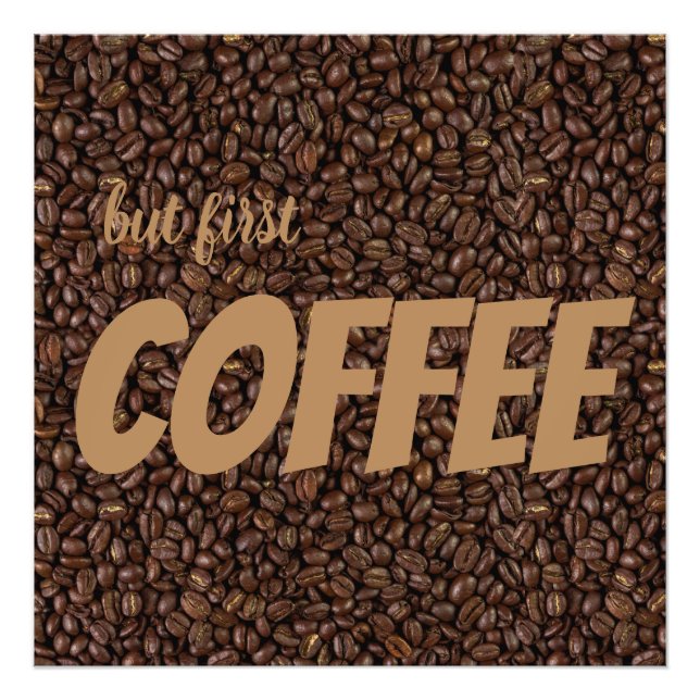 Coffee Beans Photo Print (Front)