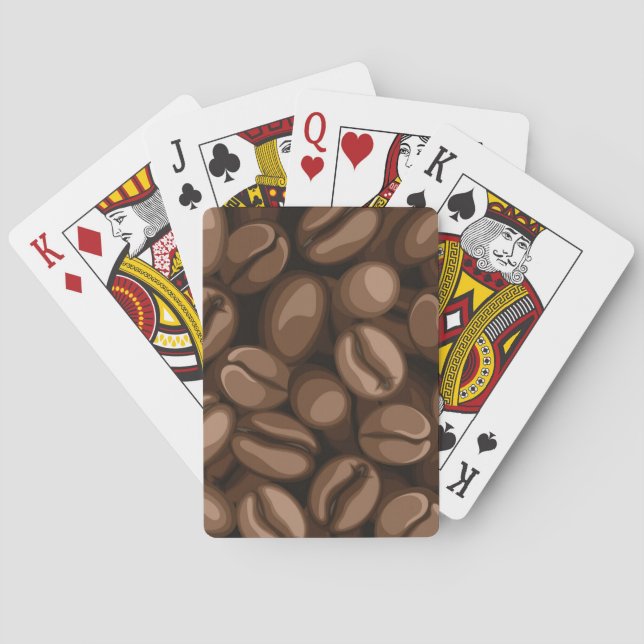 Coffee beans playing cards (Back)
