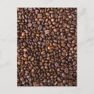Coffee beans! postcard