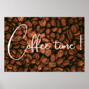 Coffee beans poster
