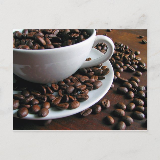 Coffee beans print postcard (Front)