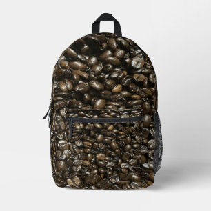 Coffee Beans Printed Backpack