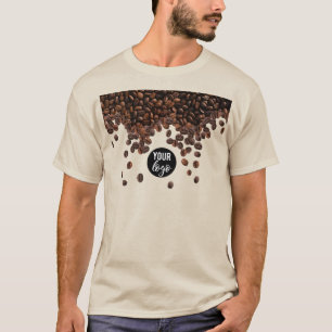 Coffee Beans Professional Business Logo  T-Shirt