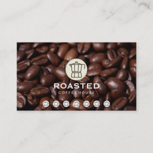 Coffee Beans Punch Card