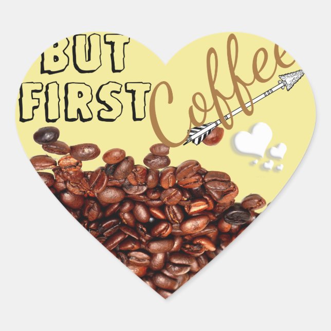 Coffee Beans Sticker (Front)