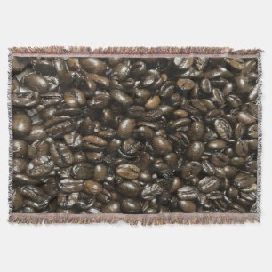 Coffee Beans Throw Blanket