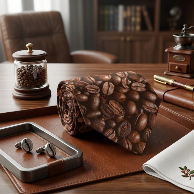 Coffee Beans Tie (Creator Uploaded)