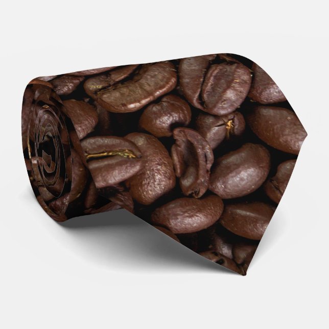 Coffee Beans Tie (Rolled)