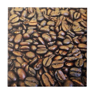 coffee beans tile