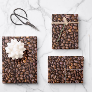 Coffee beans! wrapping paper
