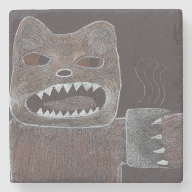 Coffee Bear Coaster (Front)