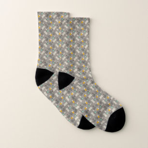 Coffee Beer Book & Bike Socks