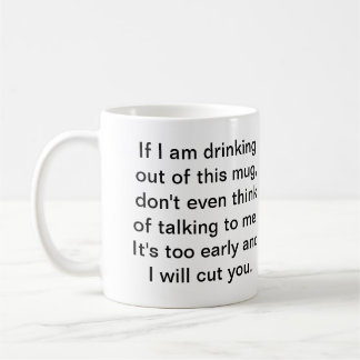 Coffee Before Safe Conversation Coffee Mug