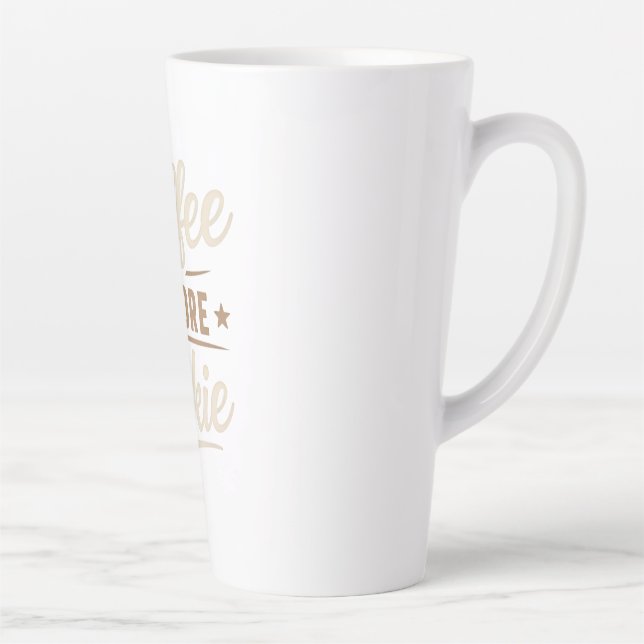 👉 Coffee Before Talkie – Funny Coffee Lover Latte Mug (Right)