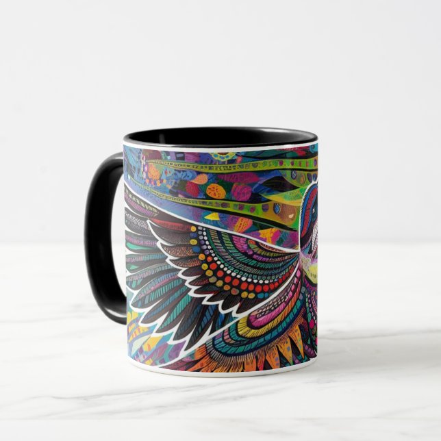 coffee bird mug (Front Left)