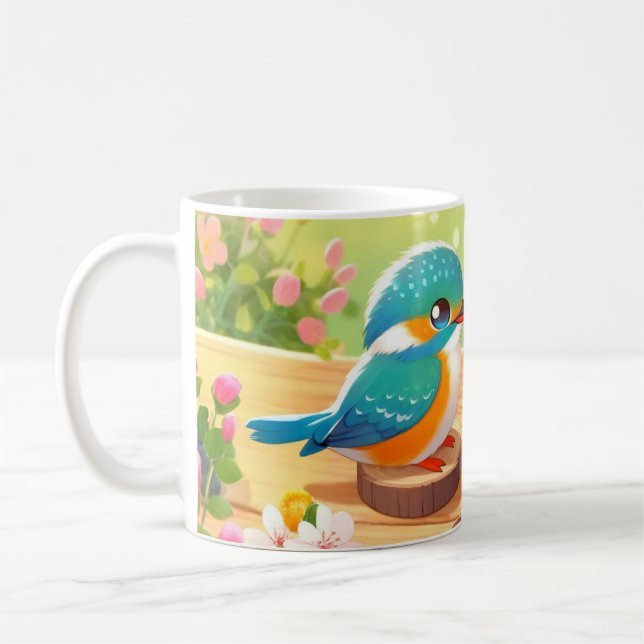 coffee birds mug (Left)