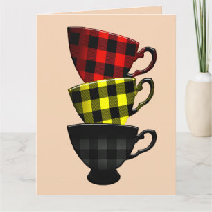 COFFEE BIRTHDAY FRAMABLE CARD CARDS