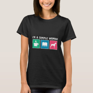 Coffee Books And Doberman T-Shirt