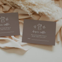 Coffee Books for Baby Enclosure Card Espresso