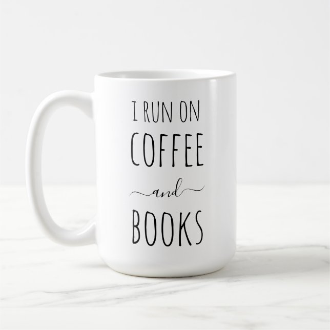 Coffee & Books Mug (Left)