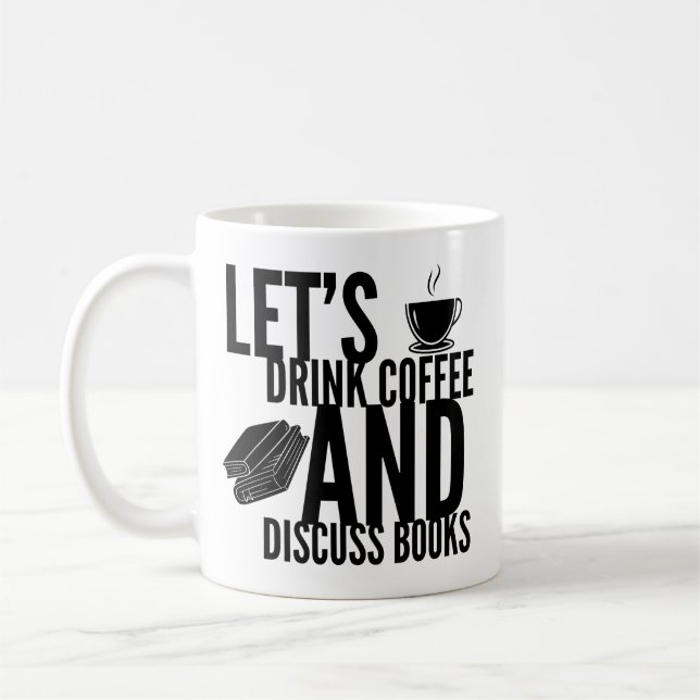 Coffee Books Reading Mug (Left)