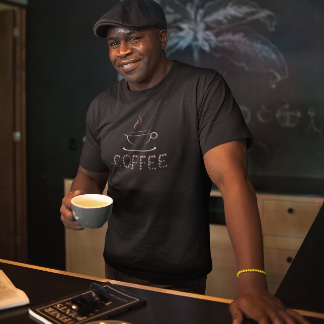 Coffee Bowl & Coffee Beans  T-Shirt (Creator Uploaded)