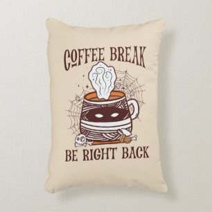 Coffee Break, Be Right Back – Zombie-Inspired Decorative Cushion