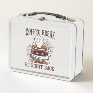 Coffee Break, Be Right Back – Zombie-Inspired Metal Lunch Box
